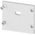 Silver Aluminium With Hole End Cap P22-3 + P22-6