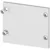 Silver Aluminium Without Hole End Cap P22-3 + P22-6
