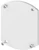 Silver Aluminum End Cap Without Hole P22-8