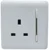 Trendi 1 Gang 13 Amp Plug in Silver