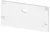 White Aluminum End Cap With Hole Profile P23-6