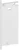White Aluminum End Cap With Hole Profile P26-2 Right Side
