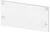 White Aluminum End Cap Without Hole Profile P23-6