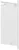 White Aluminum End Cap Without Hole Profile P26-2 Left Side