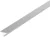 White Surface Extension Profile 2000mm