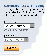 This image shows how to select a new shipping location during our checkout process