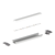 (15mm x 6.2mm) 1 Metre Recessed Aluminium LED Profile P6-1
