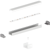 (15mm x 7mm) 2 Metre Surface Aluminium LED Profile P4-1 C_W Clips, End Caps & Opal Cover