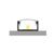 (15mm x 7mm) 2 Metre Surface Black LED Profile P4-1