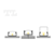 (15mm x 7mm) 2 Metre Surface_Recessed Mounted Anthracite Grey LED Profile P4-1