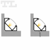 (17.1mmx17.1mm)2 Metre Corner Mounted GoldBrass LED Profile