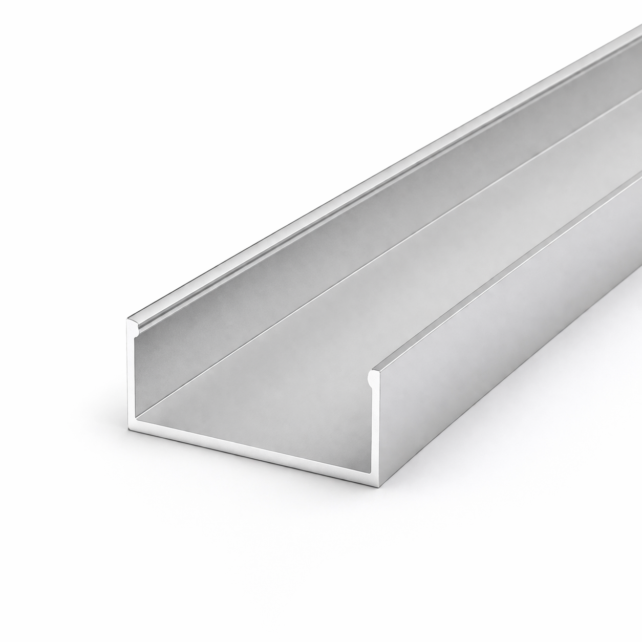 2m x 30.8mm x 10mm Tech-Light Surface Silver LED Profile P13-1