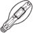 This is a 875 W 39-40mm GES/E40 Eliptical bulb that produces a Cool White (840) light which can be used in domestic and commercial applications