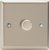 1 Gang 2-Way Push-on Push-off Classic Dimmer suitable for 1-10 LEDs (Satin Chrome)