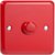 1 Gang 2-Way Push-on Push-off Lily Dimmer suitable for 1-10 LEDs (Pillar Box Red)