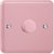 1 Gang 2-Way Push-on Push-off Lily Dimmer suitable for 1-10 LEDs (Rose Pink)