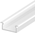 1 Metre Aluminium LED Profile P6-5 White