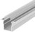 1 Metre Deep Recessed Aluminium LED Profile P18 (15.85mm x 15.4mm) C/W Clear Cover
