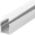 1 Metre Deep Recessed Aluminium LED Profile P5 (15mm x 15mm) C/W Opal Cover