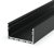 1 Metre Surface Black LED Profile (48mm x 25mm) P23-3
