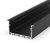 1 Metre Wide Recessed Black LED Profile (58mm x 25mm) P23-1