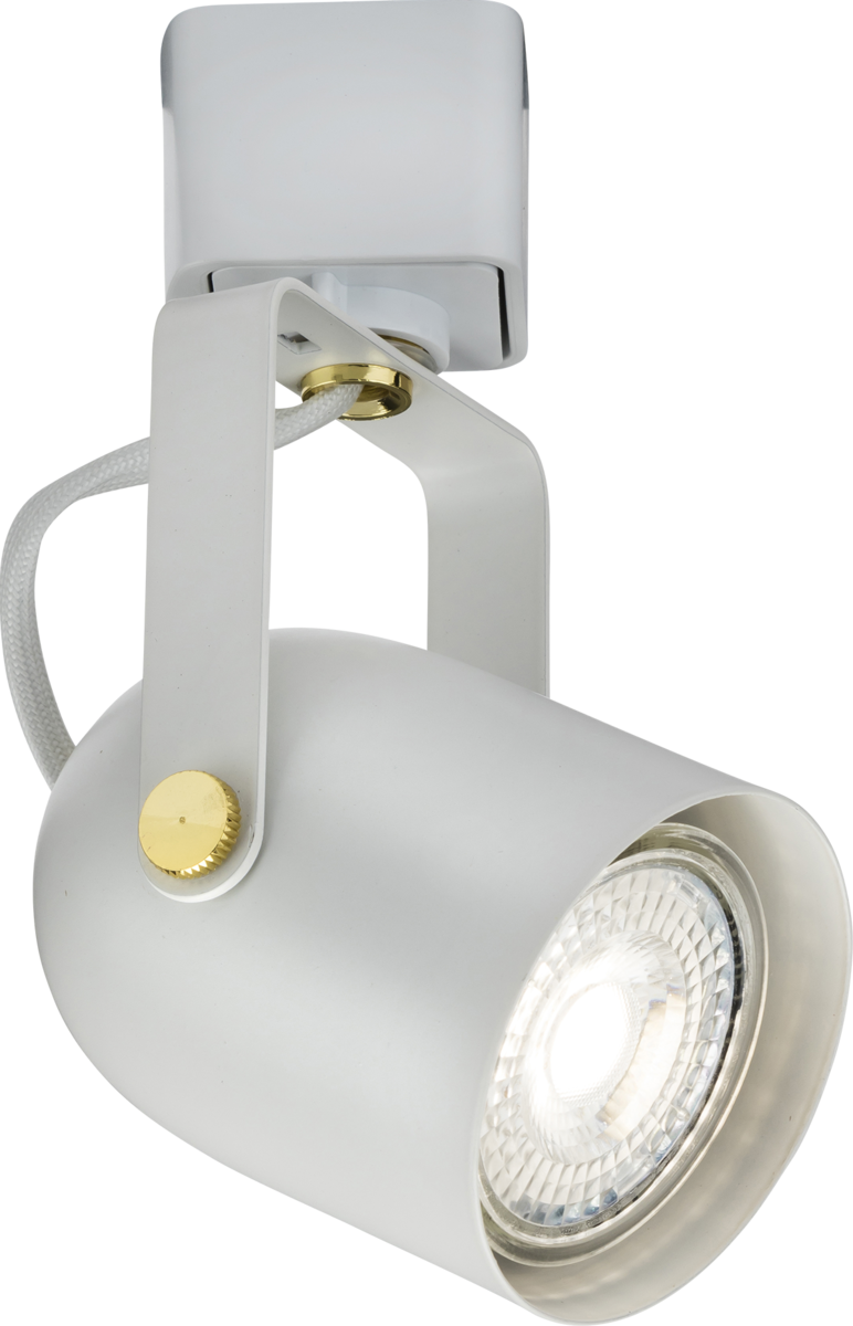 KnightsBridge 230V GU10 Track Spotlight - White