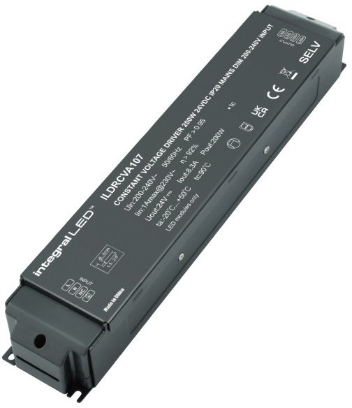Integral ILDRCVA107 200W 24V IP20 Mains Dimmable Driver