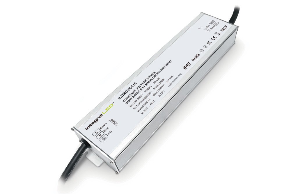 Integral 24V 240W LED Dimmable Driver IP67