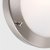 MiniSun IP44 Bathroom Flush Ceiling Light Satin Nickel/Frosted