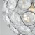 MiniSun Garfield IP44 Bathroom Ceiling Light Chrome / Acrylic Beads