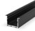 2 Metre Recessed Black LED Profile (41.4mm x 25mm) P22-1