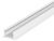 2 Metre Recessed/Surface White Thin LED Profile P4-2 (11mm x 7mm)