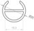 1 Metre Silver Circular Profile for Wardrobes (25mm Diameter) P19-1