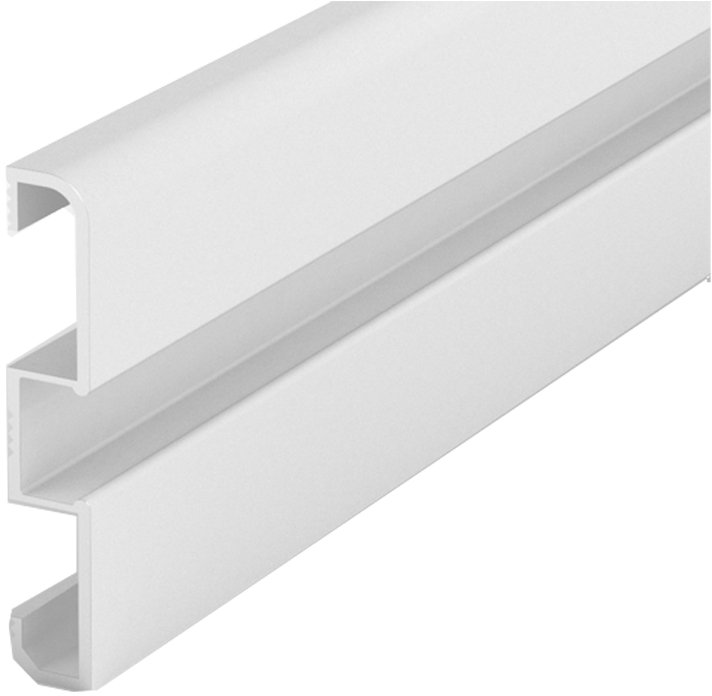 2m x 10mm x 58mm Tech-Light Surface White LED Profile P15-1