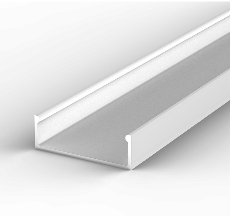 2m x 30.8mm x 10mm Tech-Light Surface White LED Profile P13-1