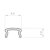 2 Metre C10 Strip Micro Profile Opal Cover (for P4-2) Flat-Top