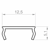 2 Metre C13 Strip Profile Opal Cover (for P3, P4-1, P6-2 P18-2) Flat-Top