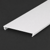 2 Metre C6 Additional Strip Profile Opal Cover (for P20-1, P21-1, P23-1, P23-2, P23-3, P23-10 and P26-2) Flat-Top