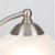 MiniSun Stamford Satin Nickel Crescent Touch Table Lamp Glass Shade