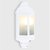 Outdoor IP44 Kayleigh Wall PIR Lantern White/Frosted