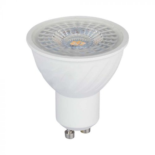 V-Tac 6W GU10 Ripple Plastic Dimmable Spotlight Samsung Chip 6500K 110'D Daylight This is a Product image