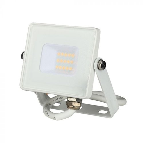 V-Tac Slimline White LED Floodlight 10W Warm White (80 Watt Alternative - 5 Year Warranty) This is a Product image