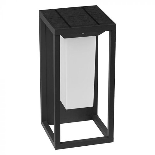 V-Tac 2W IP65 Grey LED Solar Wall Light with Sensor 220Lm Warm White (3 Year Warranty - 5m Range) This is a Product image