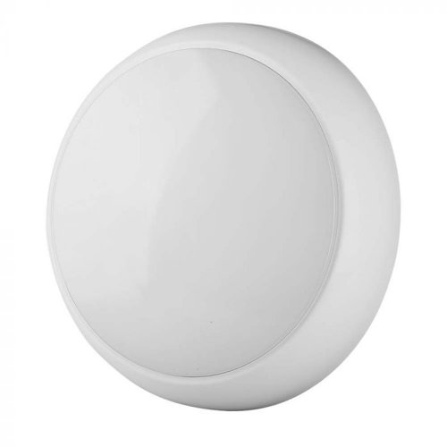 V-Tac 17W Round LED Dome Light - 2D Bulkhead w/ Emergency Battery IP65 Cool White This is a Product image