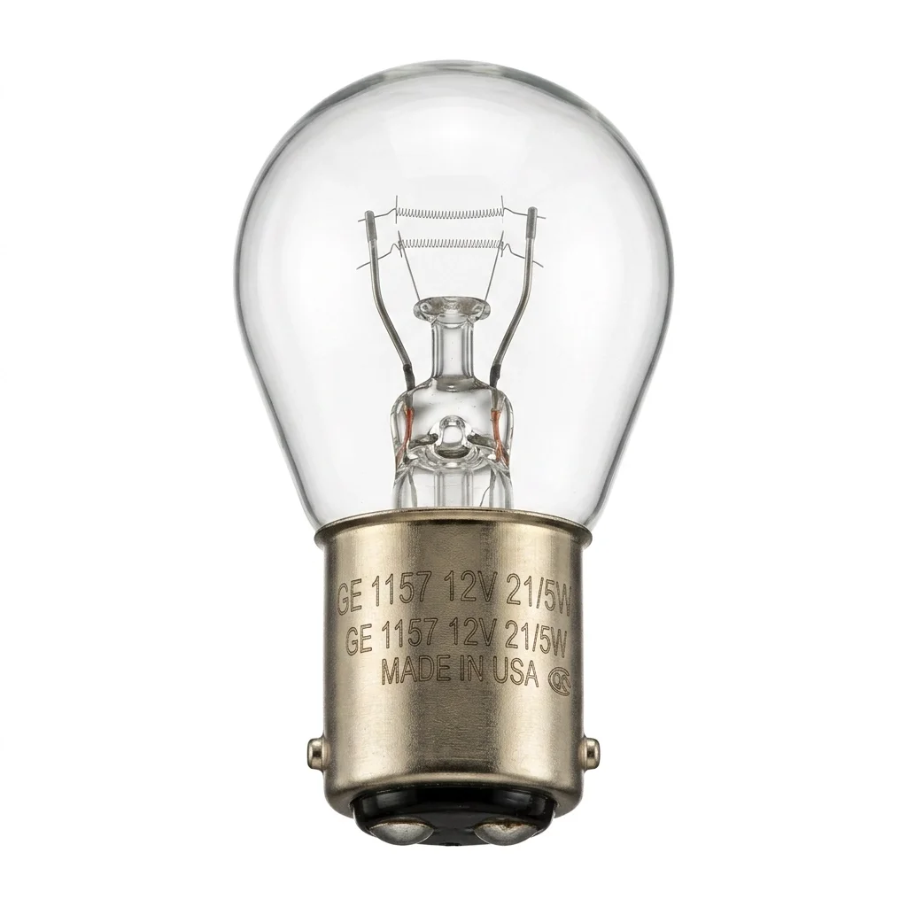 5W Incandescent Miniature 15mm Ba15d/SBC Clear