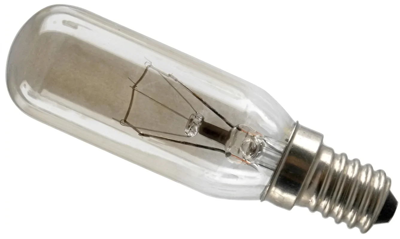 25W Incandescent Tubular 14mm E14/SES Clear