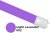 2ft Light Lavender (052) Coloured Sleeve for LED Tubes (32mm Dia)