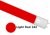 2ft Light Red (182) Coloured Sleeve for LED Tubes (32mm Dia)