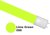 2ft Lime Green (088) Coloured Sleeve for LED T8 Tubes (32mm Dia)