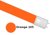 2ft Orange (105) Coloured Sleeve for LED T8 Tubes (32mm Dia)